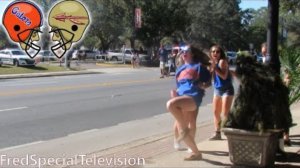 BUSHMAN PRANK AT FLORIDA STATE  SEMINOLES VS UNIVERSITY OF FLORIDA GATORS