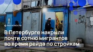 В Петербурге накрыли почти сотню мигрантов во время рейда по стройкам