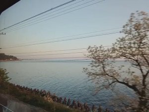 По побережью Чёрного моря майским вечером, перегон Хоста — Мацеста