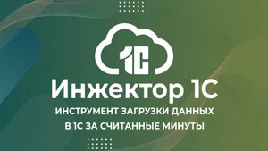 Инжектор 1С - Инструмент для универсальной быстрой и безопасной загрузки данных в программу 1С