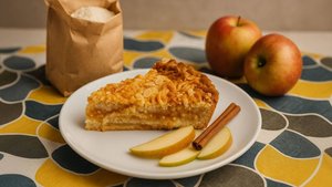 🍎Тот самый пирог из детства: Нежный песочный с яблоками.