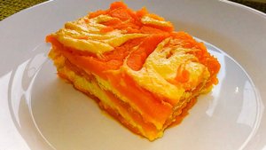 Полезный и вкусный завтрак или даже десерт! 🥧 Запеканка из тыквы и творога.
