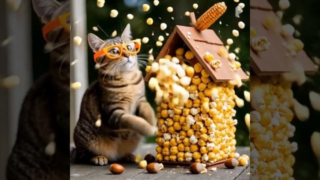 Попкорн и кот смотреть онлайн