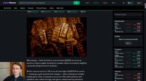 Золото. Первые приметы увеличения доли золота в портфеле западного инвестора