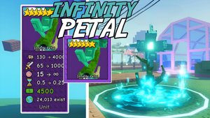 INFINITY PETAL - УНИЧТОЖИТ С ЛЮБОЙ ДИСТАНЦИИ И НЕ ПОЩАДИТ! | GARDEN TOWER DEFENSE ROBLOX!