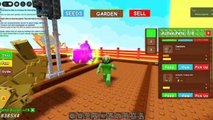 Выращиваем бун боссом в grow a garden!!!!