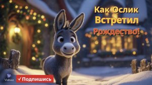 Как ослик встретил Рождество 🎁