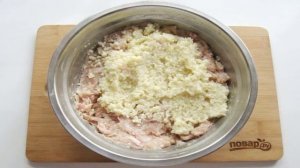 Котлеты с пшеном и фаршем