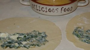 Кутабы с сыром и зеленью