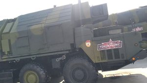 Передвижной Грунтовый Ракетный Комплекс Тополь-М на 6 осных тягачах