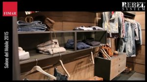 Cabine armadio e letti di design Rebel System presentati al Salone del Mobile 2015