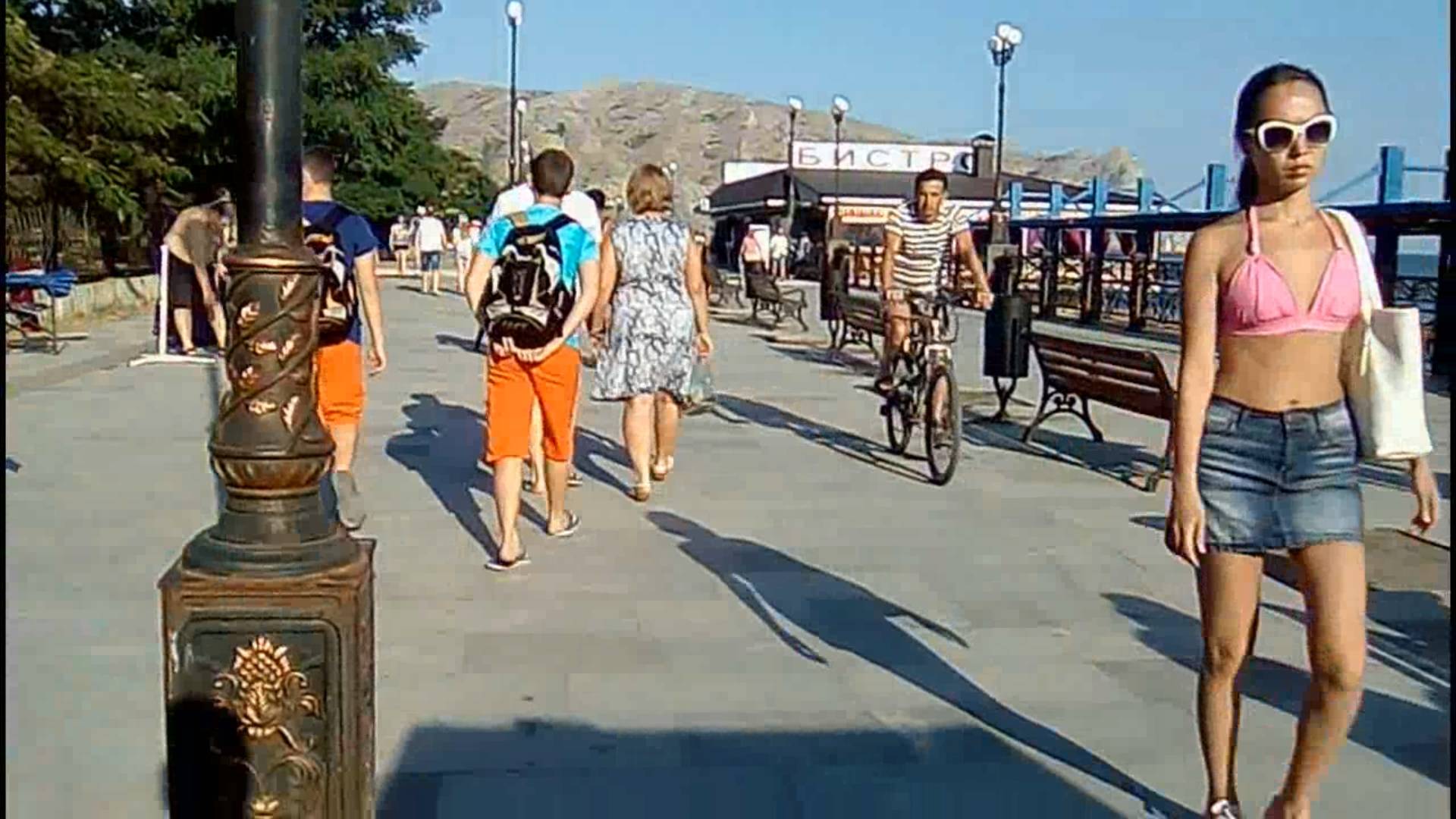 Набережная в городе Судак. Крым