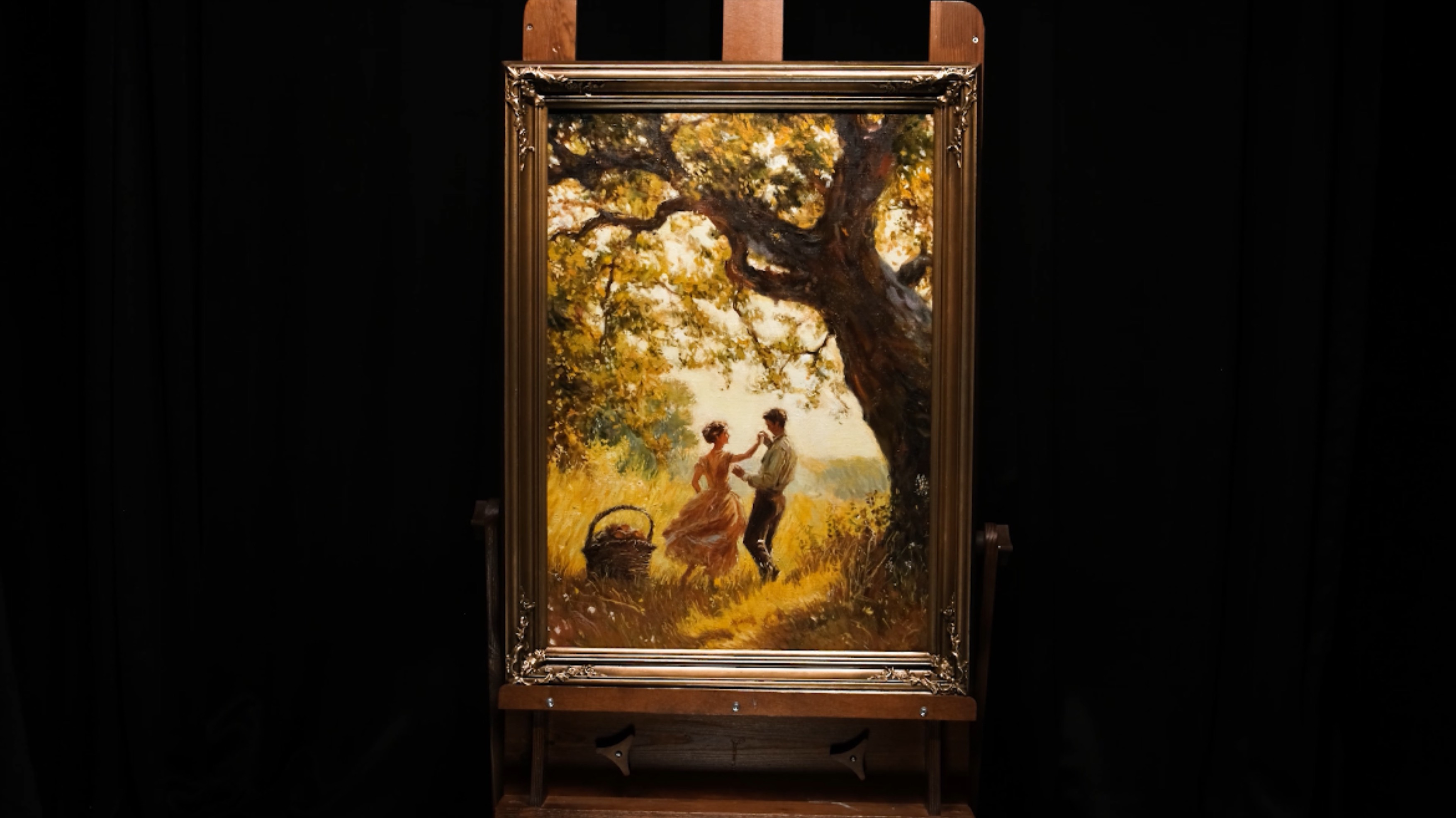 Чарльз Карран "Танцующая пара" смотреть онлайн