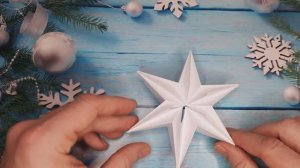 Как сделать снежинку из бумаги ❄