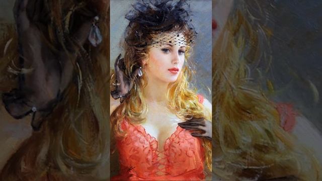 Карл Стамиц. Концерт для флейты 1ч. Женские образы в картинах Константина Разумова