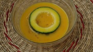 Кабачок с фаршем на сковороде