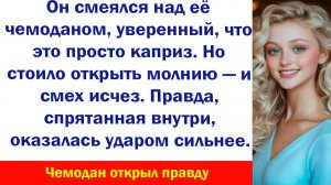 Аудиорассказ "Чемодан разрушил его мир" Жизненные истории слушать Дзен Аудиосказки Аудиокнига