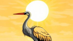 Журавель и Цапля 1. русская народная сказка в авторской поэтической обработке Алексея Бабинцева