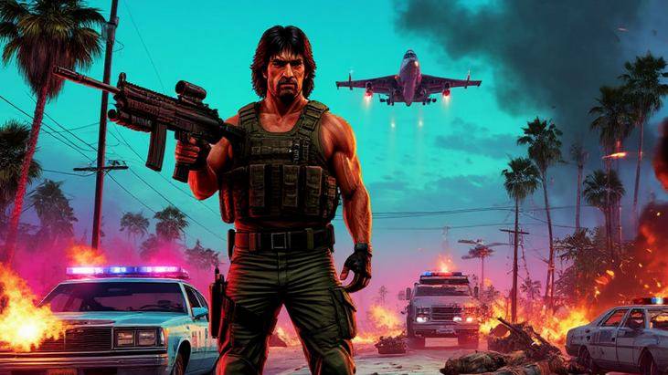 Мой мод - суперпулемёт GTA Vice City Nextgen Edition 99