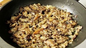 Кабачковый торт с грибами