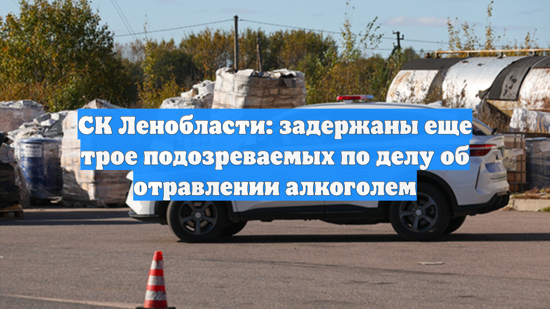 СК Ленобласти: задержаны еще трое подозреваемых по делу об отравлении алкоголем