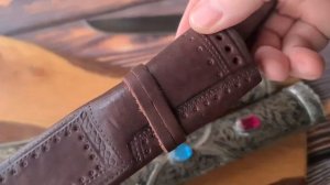 Эксклюзивные ножны для пчаков из кожи быка