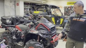 BRP Outlander 1000R XMR G3 - улучшения и тюнинг.