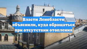 Власти Ленобласти объяснили, куда обращаться при отсутствии отопления