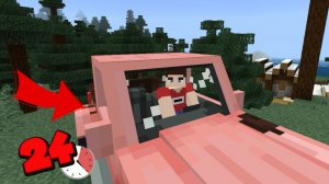 Я провел 24 часа на этой машине в Майнкрафте | ManeLego minecraft