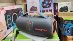 Колонка Hopestar A86 450 Ватт серая с оранжевым 🔥 Мини обзор в Рязань
