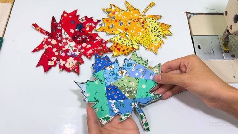 Пэчворк из остатков ткани — уютный проект для дома смотреть онлайн