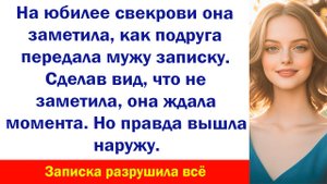 Аудиорассказ "Записка разрушила праздник" Жизненные истории слушать Дзен Аудиосказки Аудиокнига