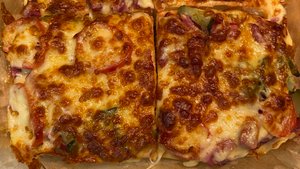 Пирог ПИЦЦА с рисовой мукой в АЭРОГРИЛЕ.