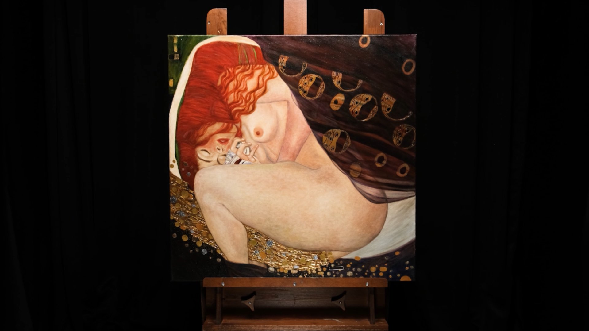 Густав Климт "Даная" смотреть онлайн