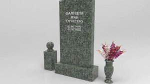 Памятники из Междуреченского гранита   на могилу из Хибинита    из Айс Тундра