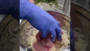 Куриный  шашлык в  духовке