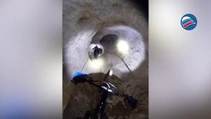 Уникальный веломаршрут в заброшенной шахте Словении