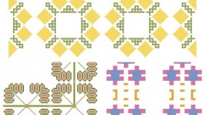 СТАРИННЫЕ СХЕМЫ. Art Nouveau. Рукоделие, вышивка, вязание. Подборка №164.