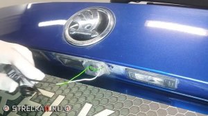 Защита камеры заднего вида (ИНСТРУКЦИЯ) SKODA KODIAQ (I) с 2016г.в. - strelka11.ru