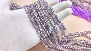 Стеклянные новинки бусины рондели 6х5мм