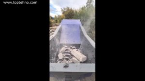 Мобильная дробилка ТОПТЕХНО ТТ 1500 ИС / Дробление железобетона