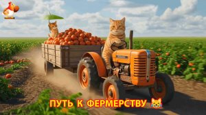 Долгий путь Кошек к фермерству и благополучию 😹🐱🤣