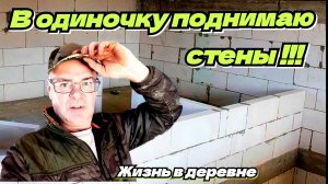Стены внутри дома своими руками. Жизнь в деревне. Супер урожай.