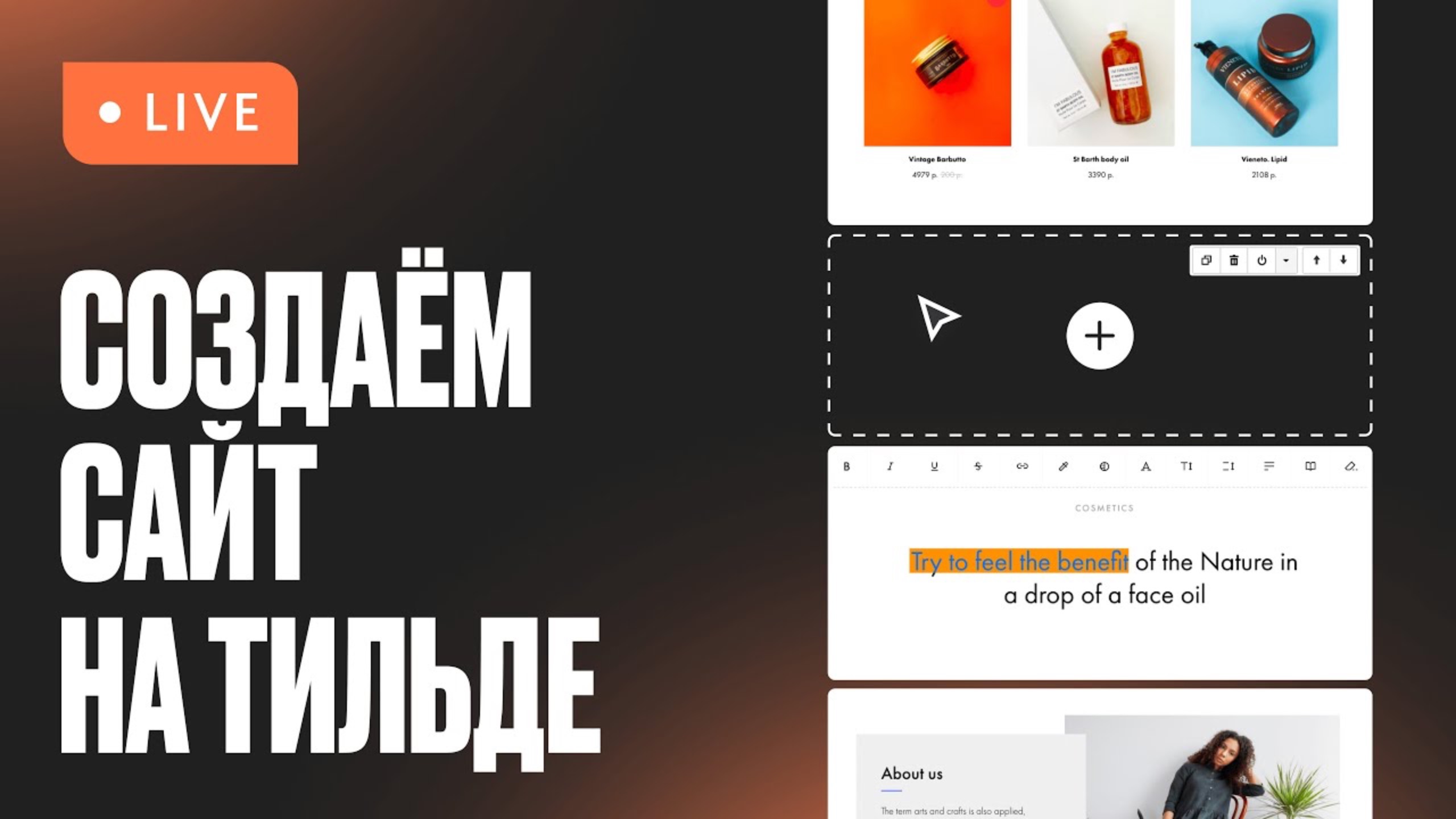 Первый сайт на Tilda: начало работы