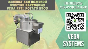 Машина для ножевой очистки картофеля Vega KPel Potato H500 I Мойка картофеля