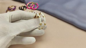 Стальные швензы с эмалью для серег своими руками