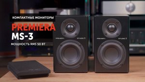 Студийные мониторы Premiera MS-3 — маленькие, да удаленькие