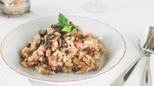 Перловка с грибами