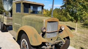 Зенитная автомобильная прожекторная установка З-15-4Б,времен ВОВ.