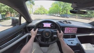 Porsche Panamera 4 2024 POV Test Drive